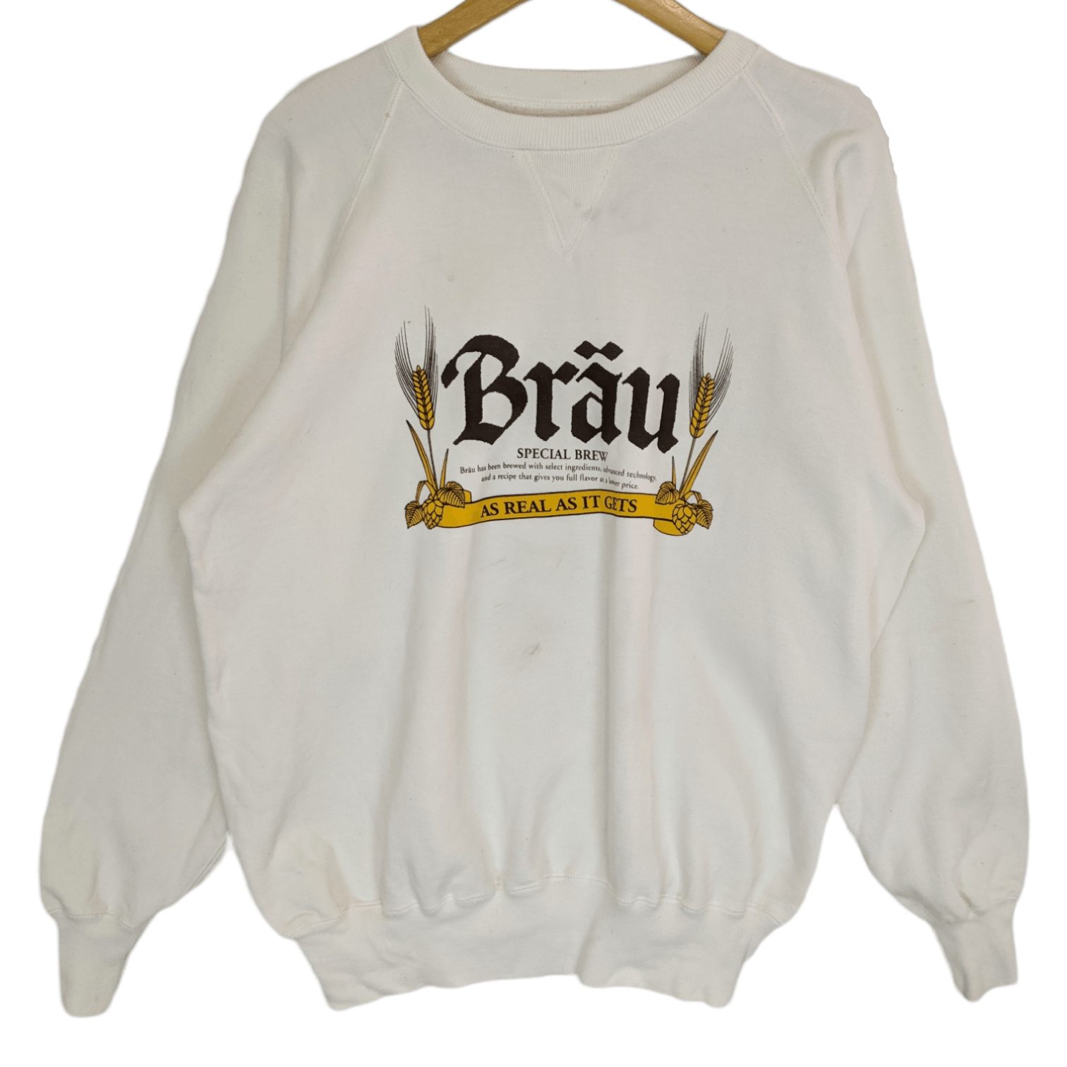Japanese Brand Japan BRAU Special Brew Beer Jumper Sweatshirt Size US L / EU 52-54 / 3 - 2 Thumbnail