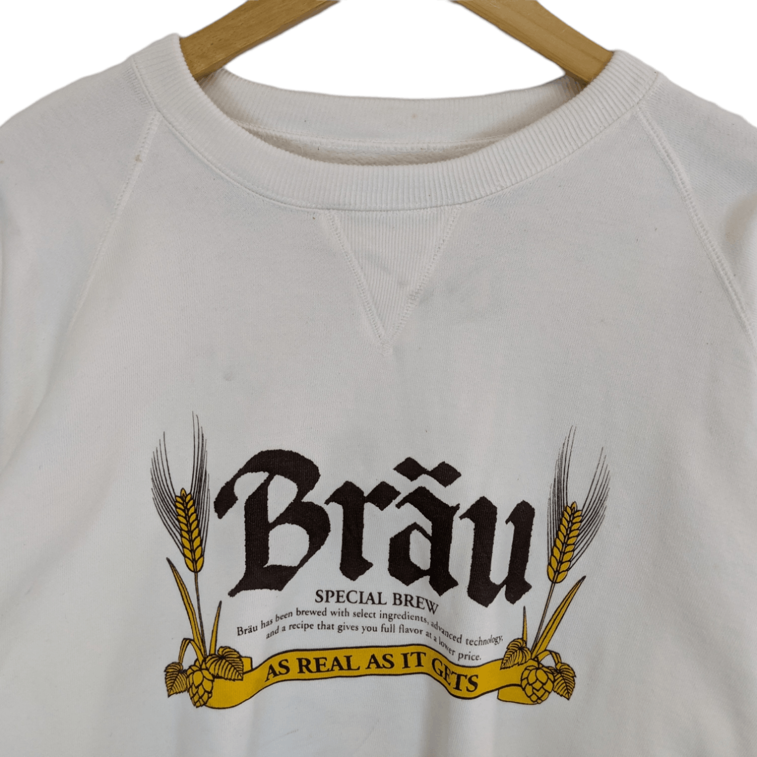 Japanese Brand Japan BRAU Special Brew Beer Jumper Sweatshirt Size US L / EU 52-54 / 3 - 4 Thumbnail