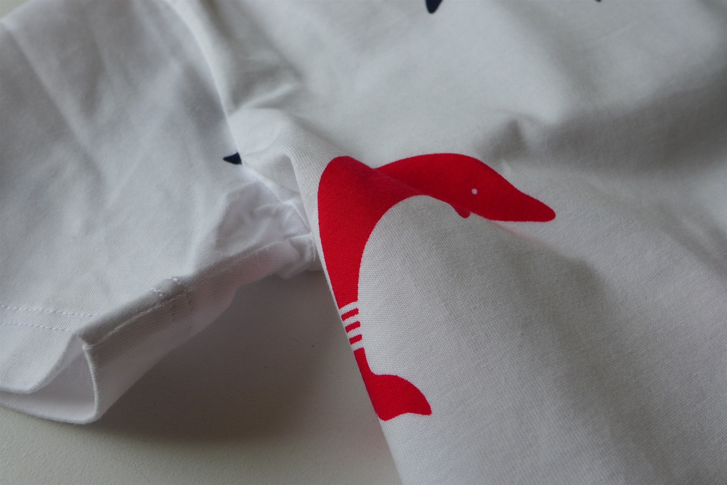 Thom Browne Thom Browne White Dolphin Print T-Shirt Size US S / EU 44-46 / 1 - 9 Thumbnail