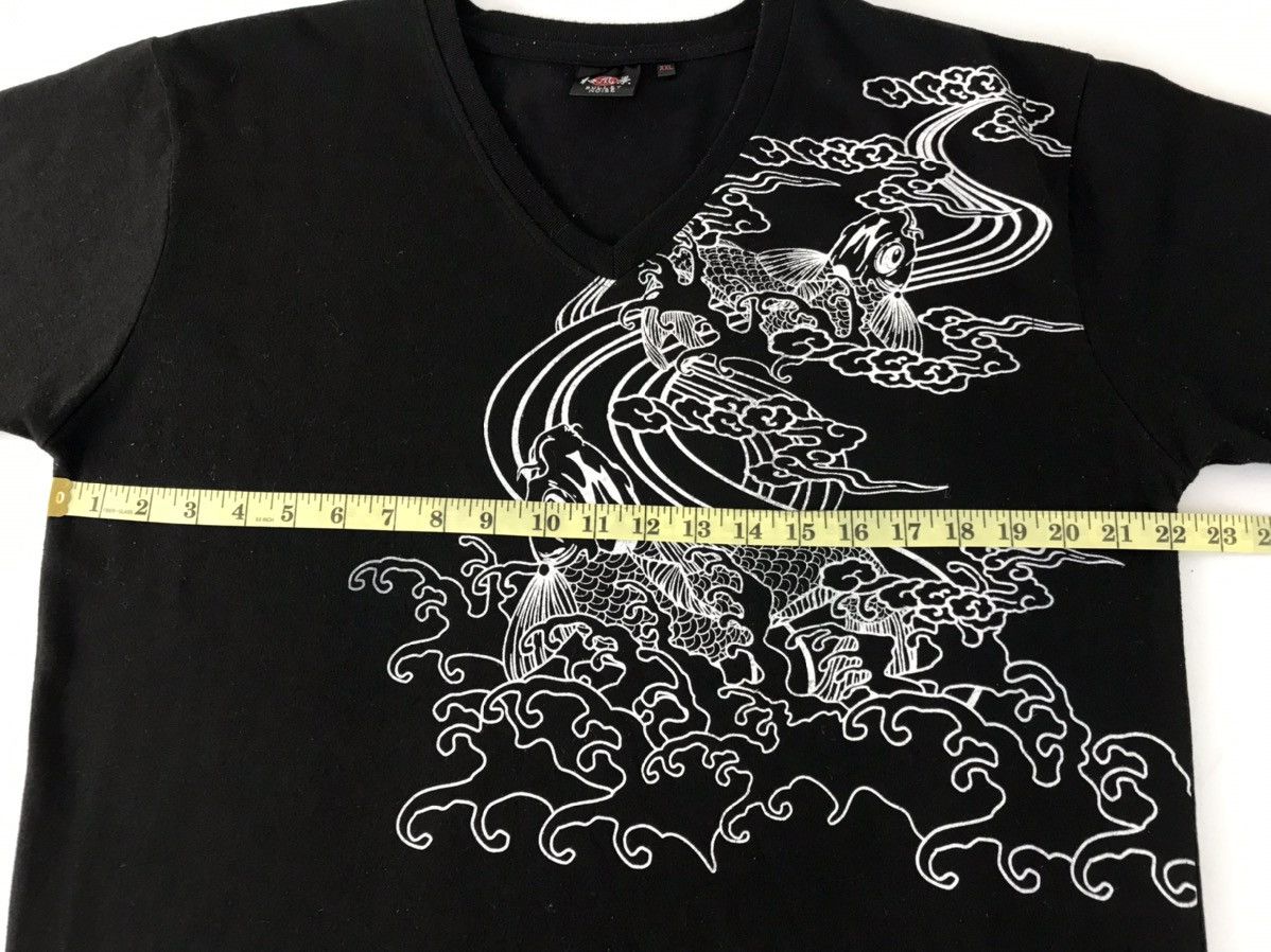 Japanese Brand Bullet Noise Fish Koi Design Tee Size US L / EU 52-54 / 3 - 8 Thumbnail