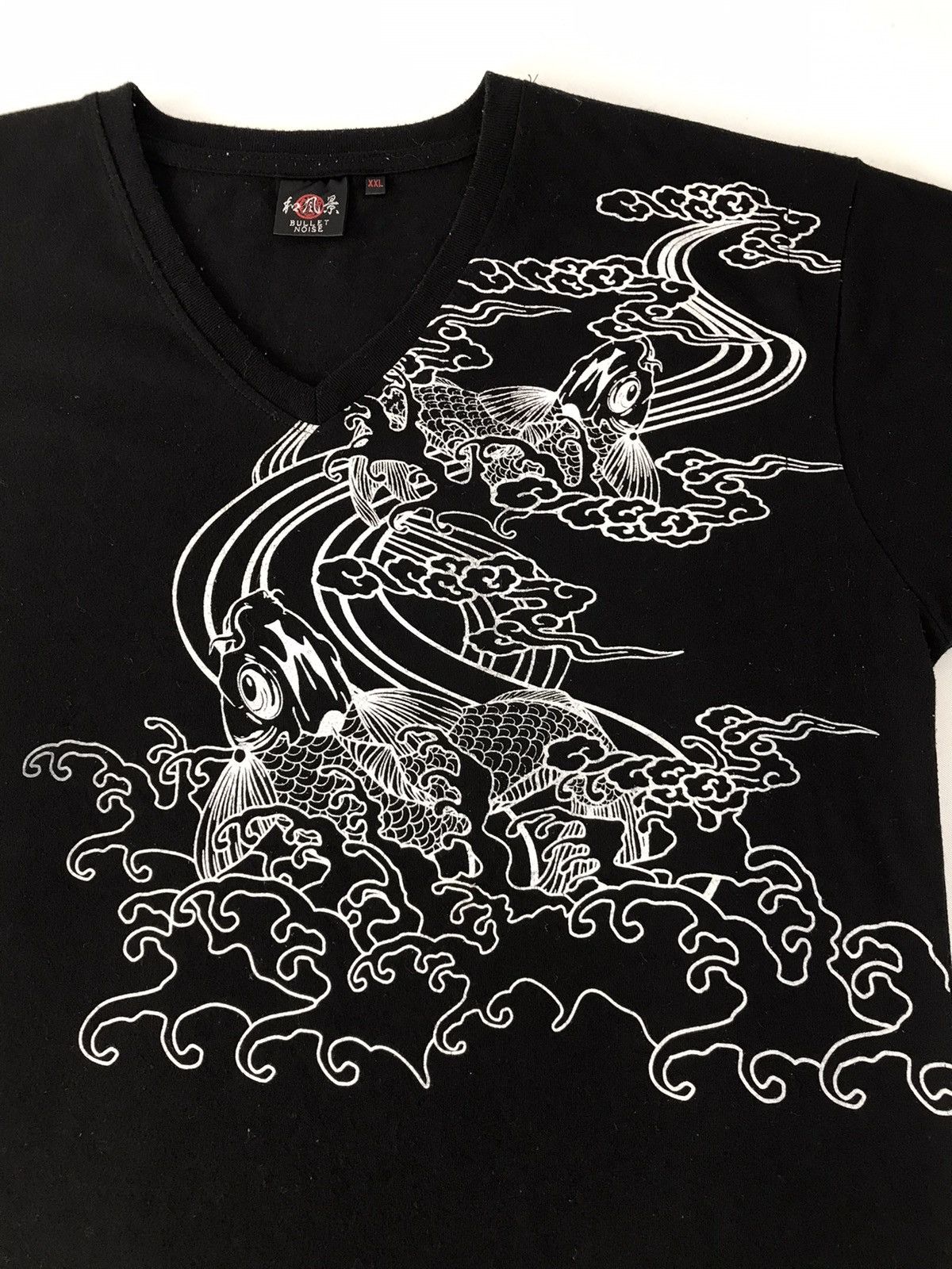 Japanese Brand Bullet Noise Fish Koi Design Tee Size US L / EU 52-54 / 3 - 4 Thumbnail