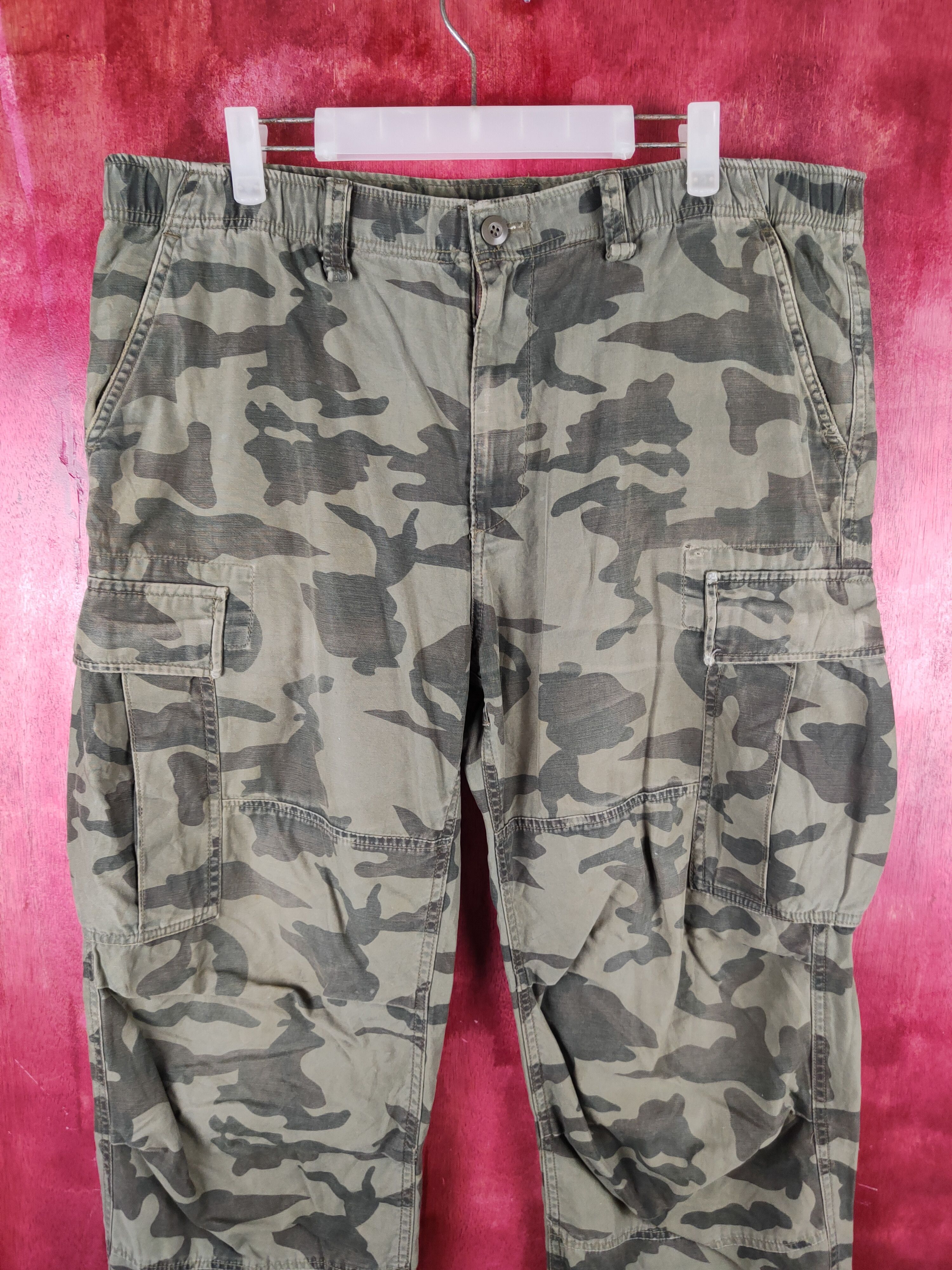 Airwalk × Japanese Brand Airwalk Military Multi Pocket Tactical Cargo Pants #S737 Size US 38 / EU 54 - 2 Thumbnail