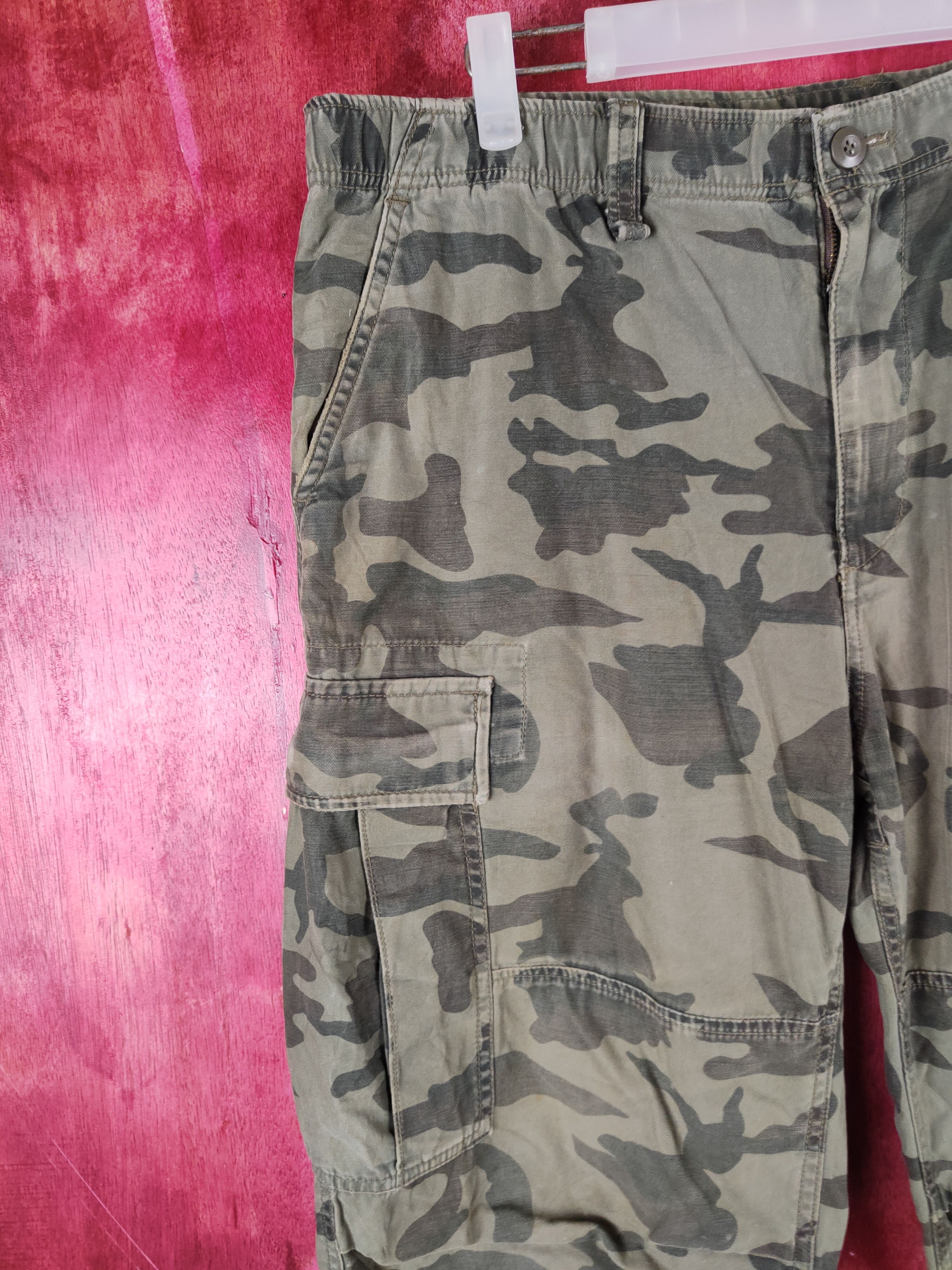 Airwalk × Japanese Brand Airwalk Military Multi Pocket Tactical Cargo Pants #S737 Size US 38 / EU 54 - 3 Thumbnail