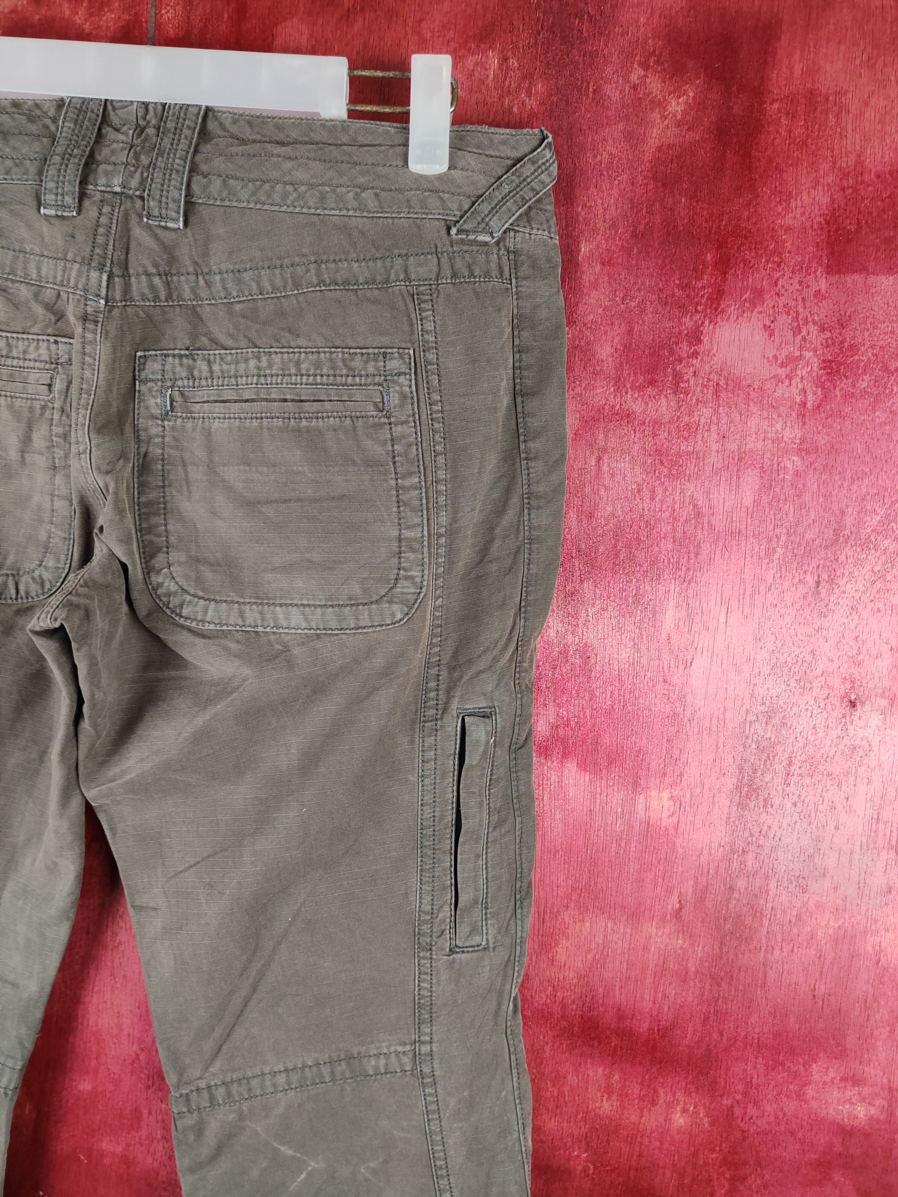 Japanese Brand Eddie Bauer Gray Multi Pocket Tactical Cargo Pants #S723 Size US 34 / EU 50 - 9 Thumbnail