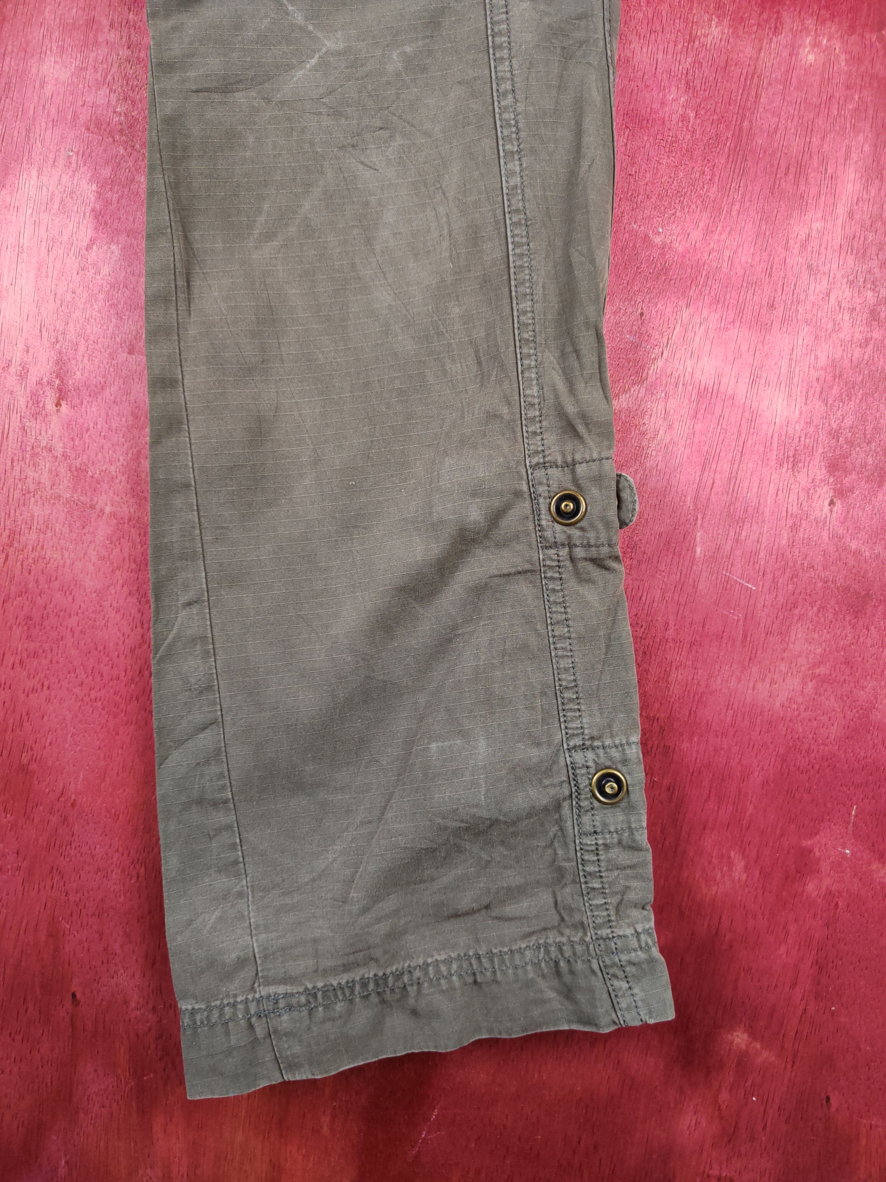 Japanese Brand Eddie Bauer Gray Multi Pocket Tactical Cargo Pants #S723 Size US 34 / EU 50 - 10 Thumbnail