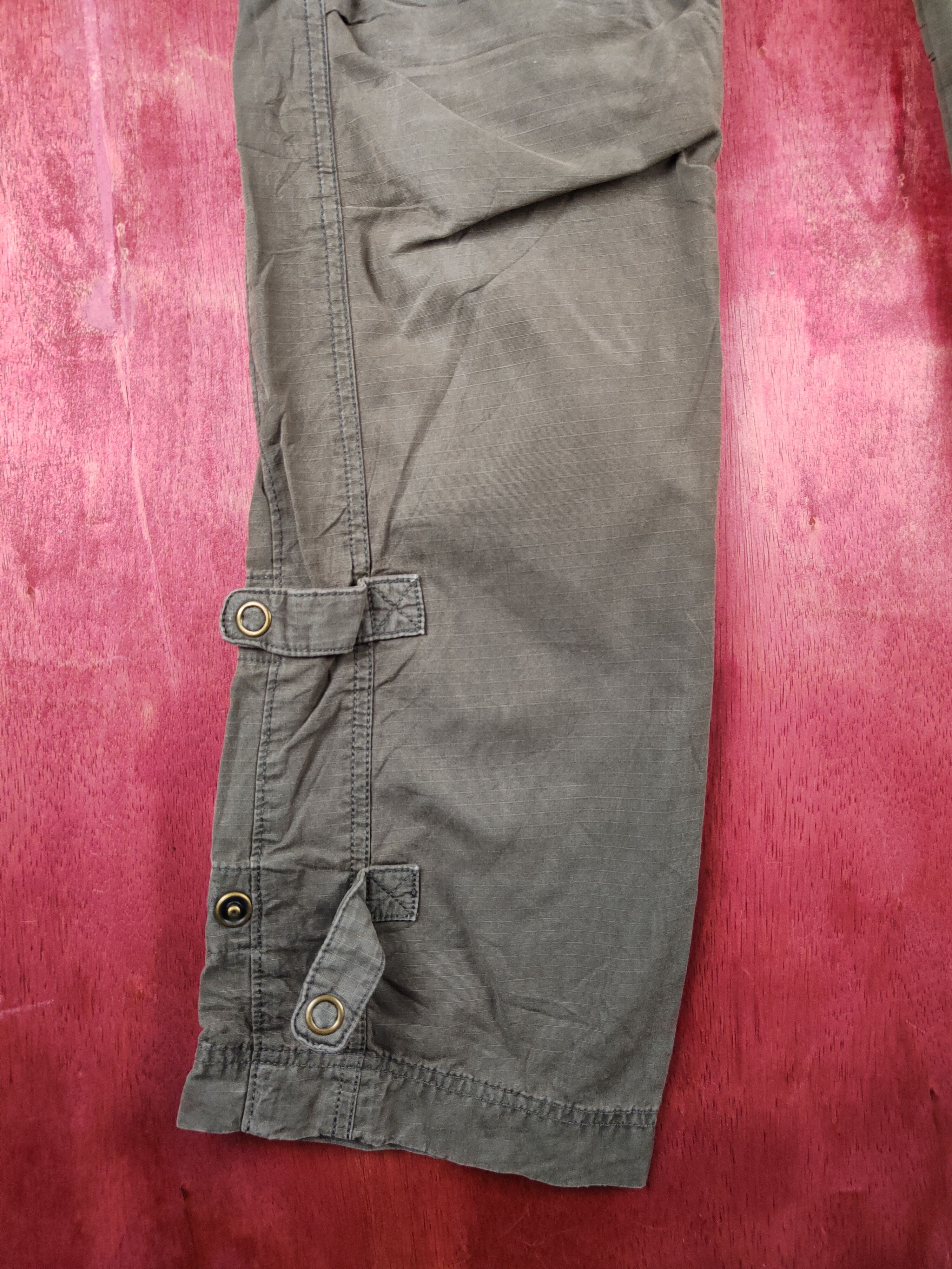 Japanese Brand Eddie Bauer Gray Multi Pocket Tactical Cargo Pants #S723 Size US 34 / EU 50 - 3 Thumbnail
