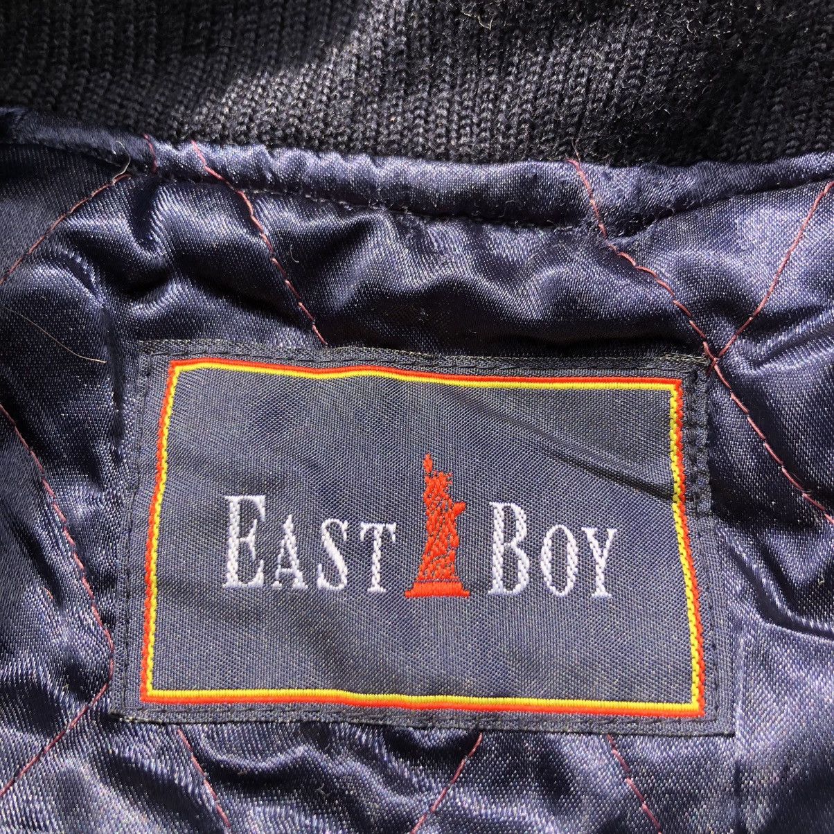 Vintage RARE🔥 Eastboy Lacrose 1981 Wool Jacket Leather Sleeve Size US S / EU 44-46 / 1 - 7 Thumbnail