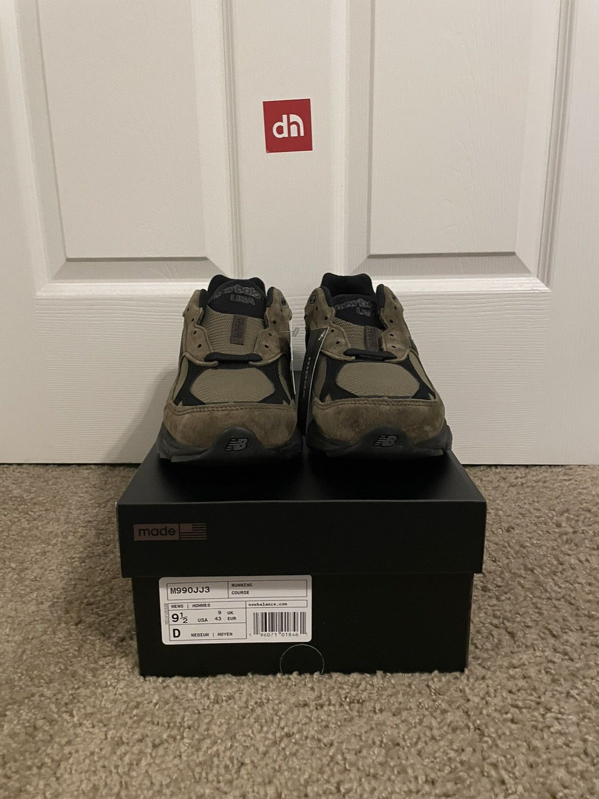 new balance 990v3 jjjjound brown