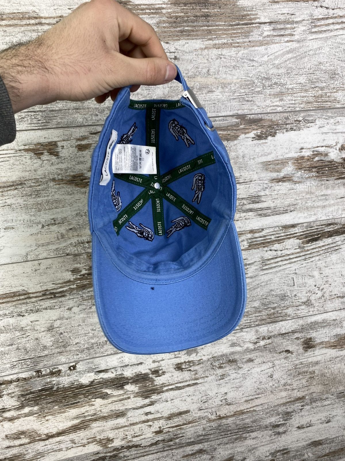 Lacoste Mens Vintage Lacoste cap monogram distressed Hats streetwear Size ONE SIZE - 7 Thumbnail