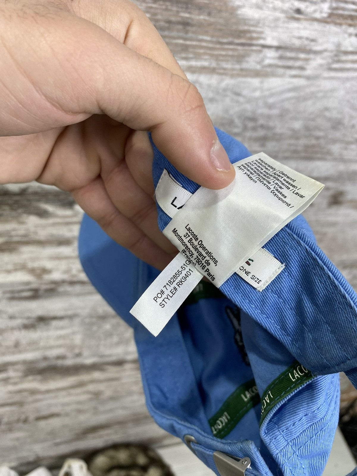 Lacoste Mens Vintage Lacoste cap monogram distressed Hats streetwear Size ONE SIZE - 10 Thumbnail