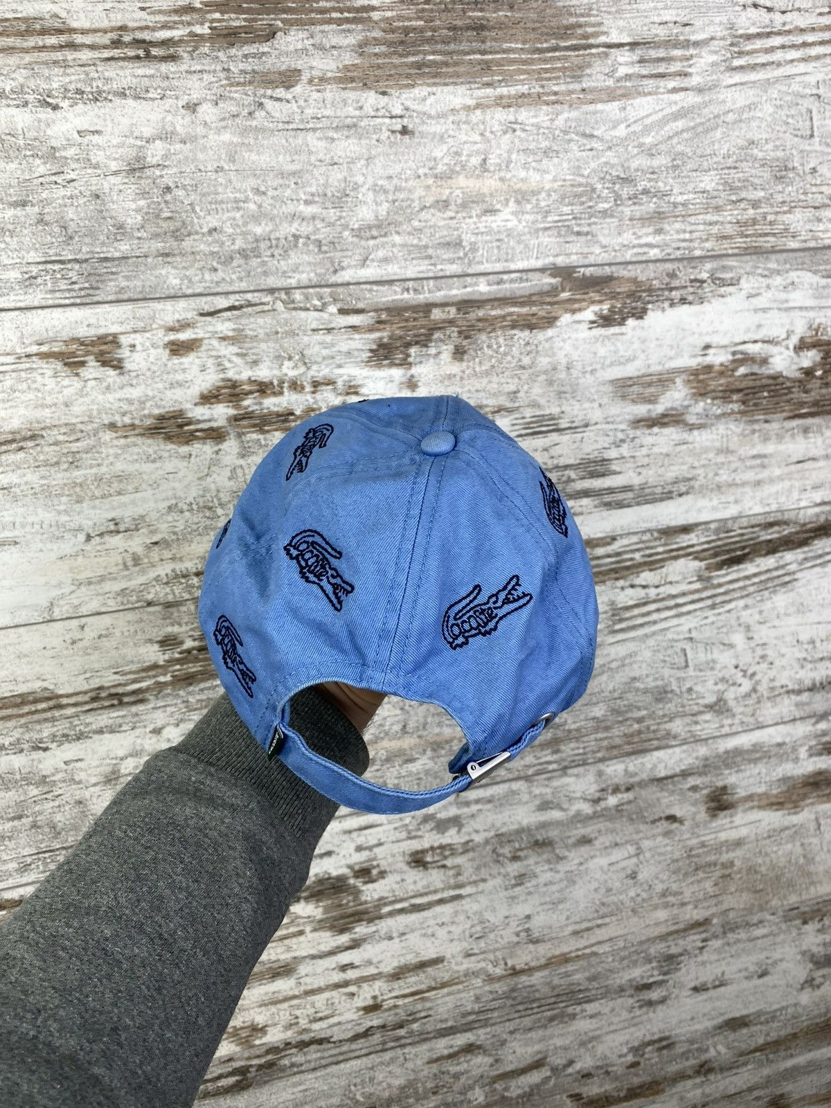 Lacoste Mens Vintage Lacoste cap monogram distressed Hats streetwear Size ONE SIZE - 4 Thumbnail