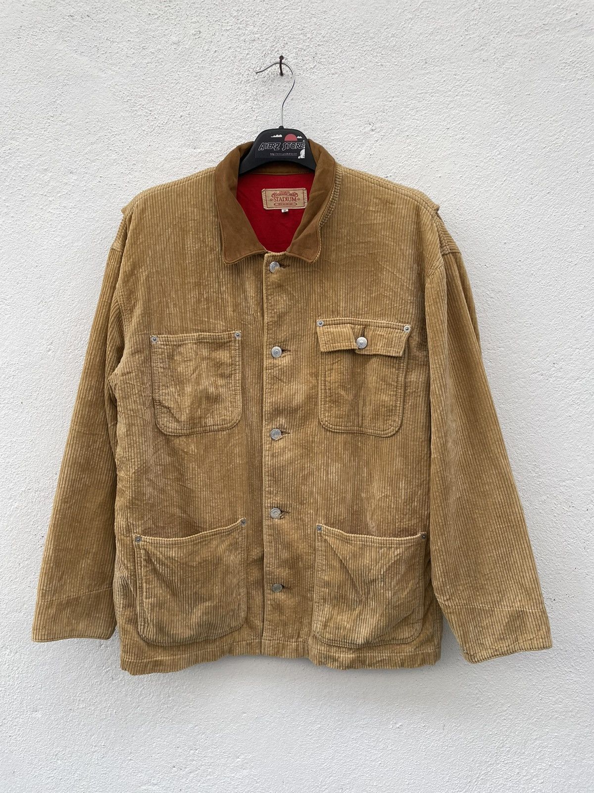 Ships × Vintage Made In Japan Vintage Stadium Corduroy Work Jacket 