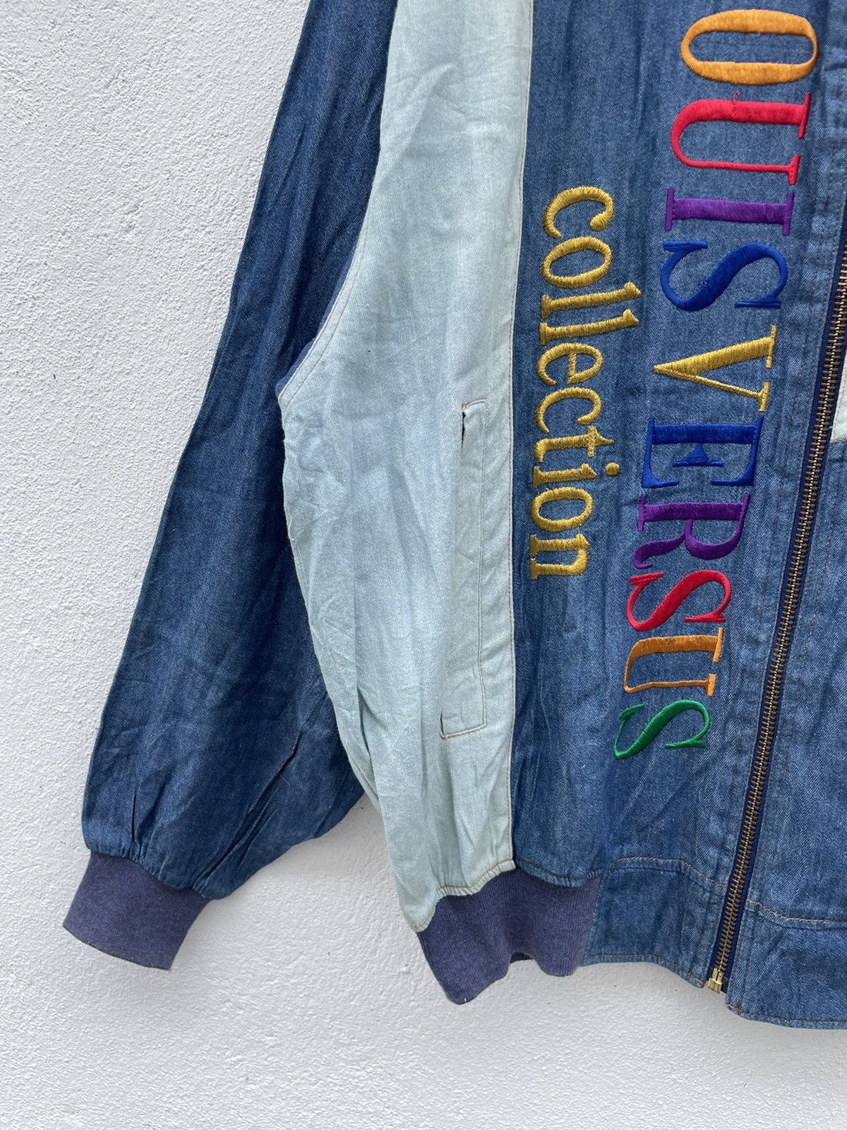 Japanese Brand Japan Brand Louis Versus Collection Light Denim Jacket Size US M / EU 48-50 / 2 - 4 Thumbnail