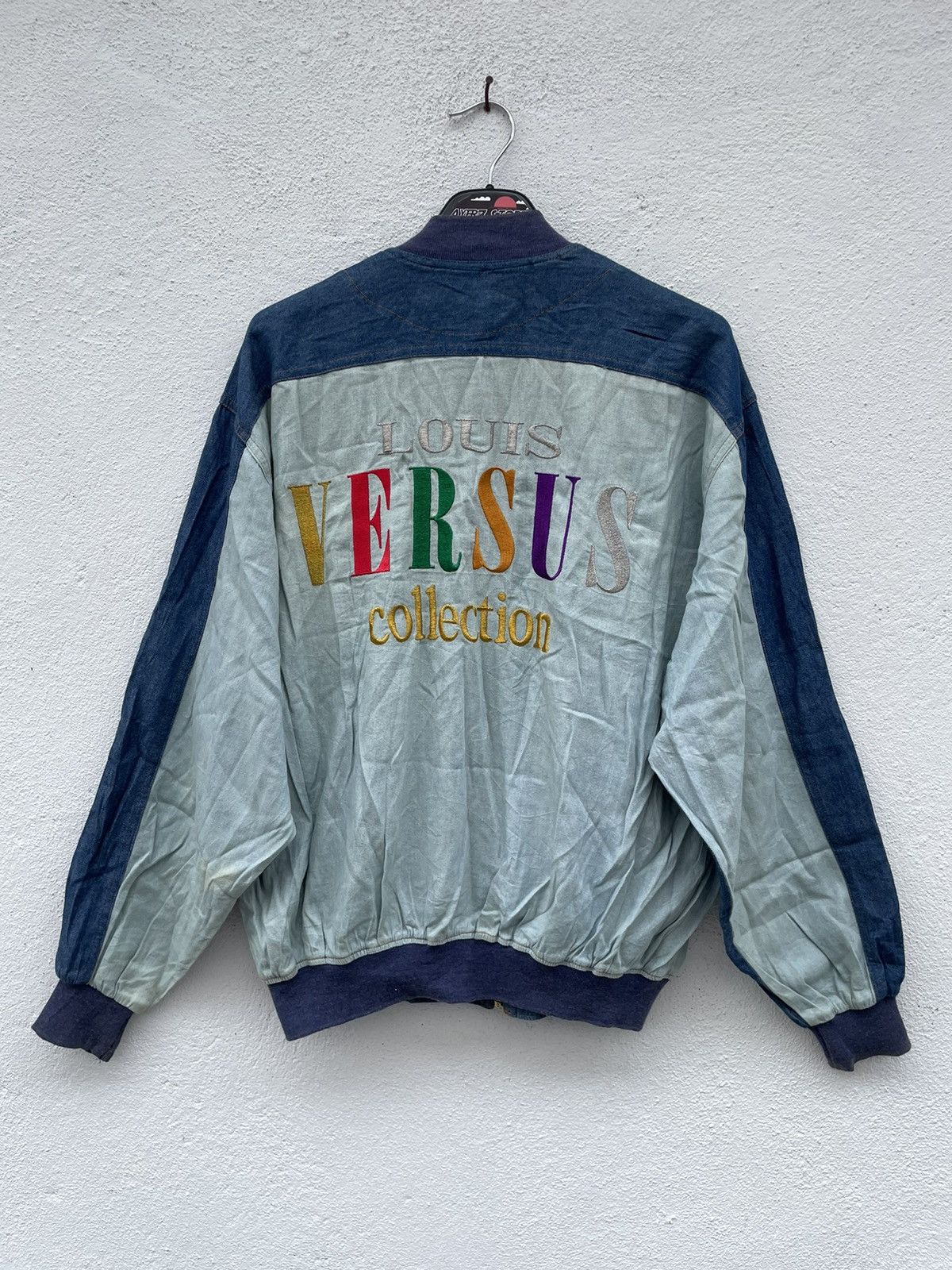 Japanese Brand Japan Brand Louis Versus Collection Light Denim Jacket Size US M / EU 48-50 / 2 - 7 Thumbnail