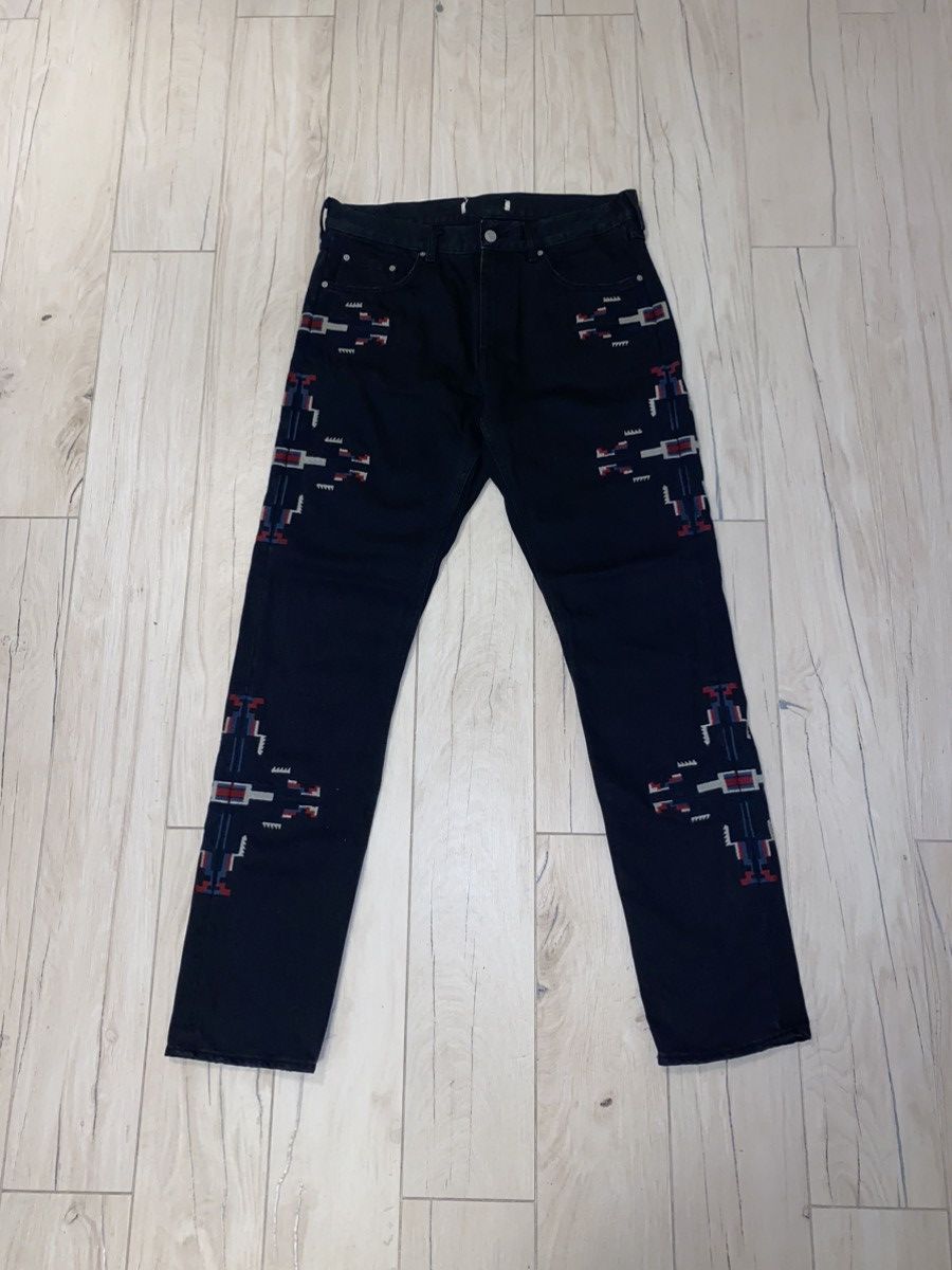 Isabel Marant FW13 Isabel Marant X H&M Persian Embroidered Denim Pants Size US 34 / EU 50 - 1 Thumbnail