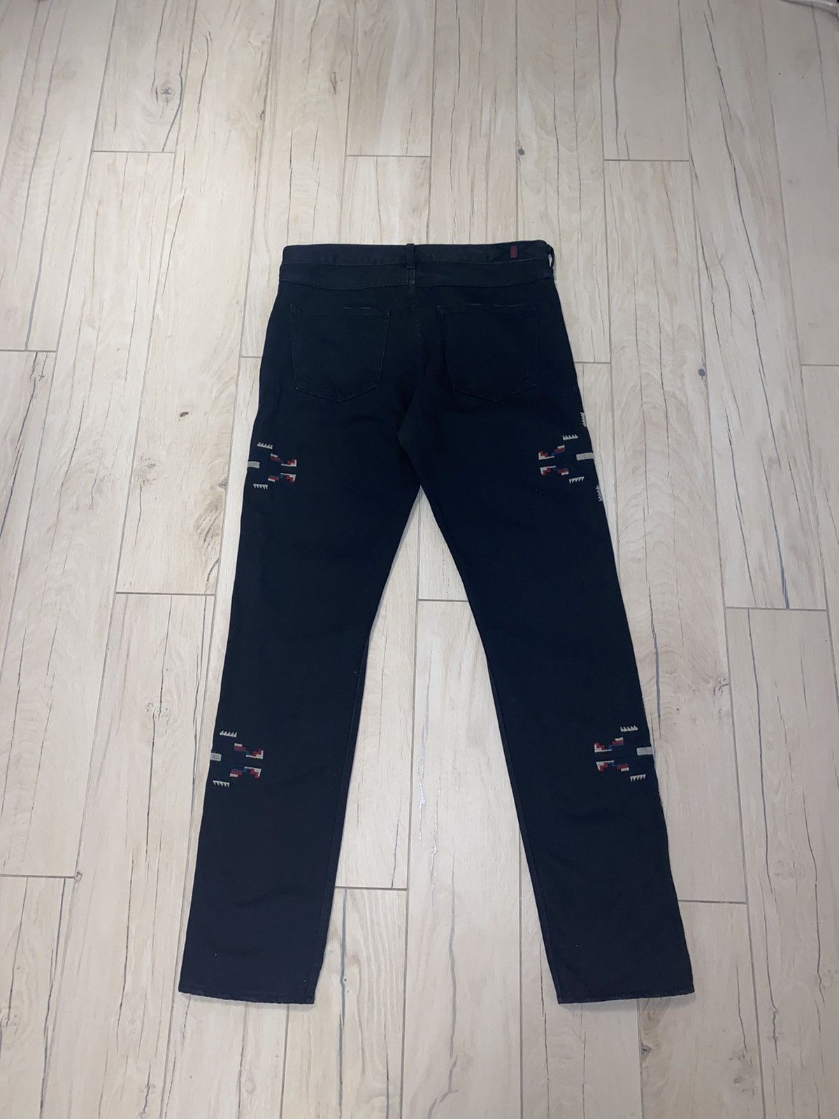 Isabel Marant FW13 Isabel Marant X H&M Persian Embroidered Denim Pants Size US 34 / EU 50 - 6 Thumbnail