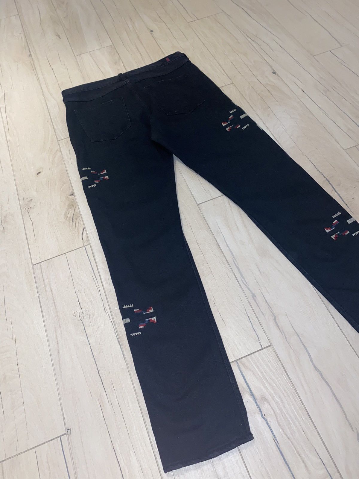 Isabel Marant FW13 Isabel Marant X H&M Persian Embroidered Denim Pants Size US 34 / EU 50 - 8 Thumbnail
