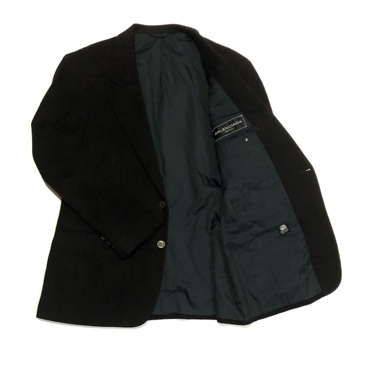 Balenciaga Vintage Balenciaga Cashmere/wool Blazer Jacket Size US M / EU 48-50 / 2 - 1 Thumbnail