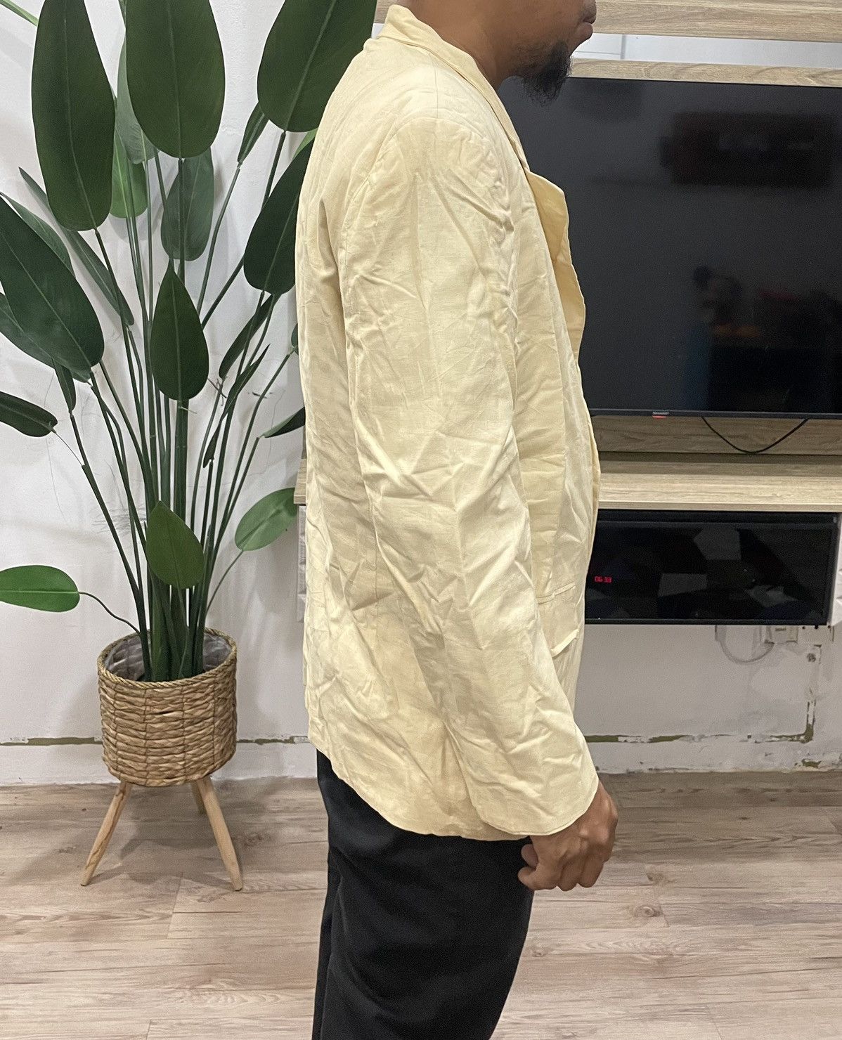 Comme des Garcons × Comme des Garcons Homme Plus Vintage Comme des Gargons Wide Sleeve Crop Jacket Cardigan Size US M / EU 48-50 / 2 - 7 Thumbnail