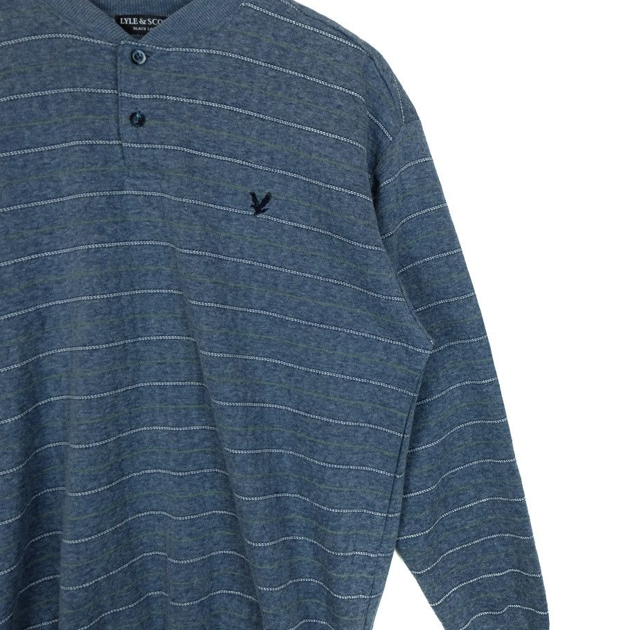 Lyle & Scott × Vintage Vintage 90's LYLE & SCOTT Check Retro Classic Sweatshirts Size US L / EU 52-54 / 3 - 4 Thumbnail