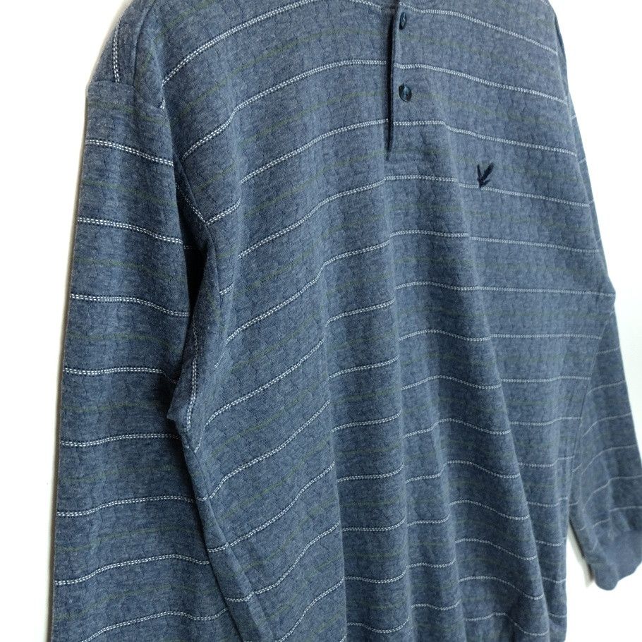 Lyle & Scott × Vintage Vintage 90's LYLE & SCOTT Check Retro Classic Sweatshirts Size US L / EU 52-54 / 3 - 5 Thumbnail