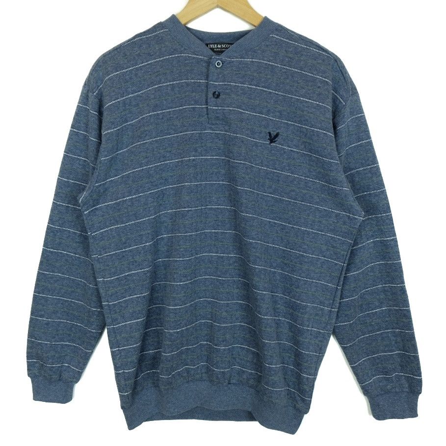 Lyle & Scott × Vintage Vintage 90's LYLE & SCOTT Check Retro Classic Sweatshirts Size US L / EU 52-54 / 3 - 2 Thumbnail