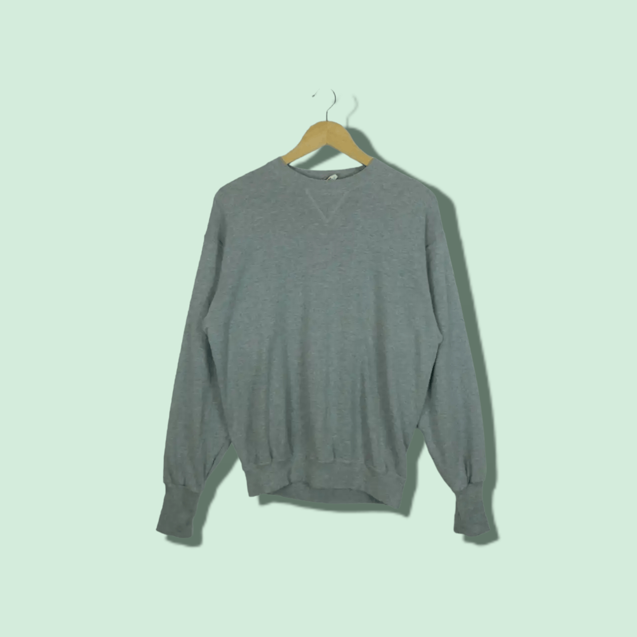 Hanes × Vintage Vintage 90's HANES Sweatshirts Jumper Retro Classic Size US M / EU 48-50 / 2 - 1 Thumbnail