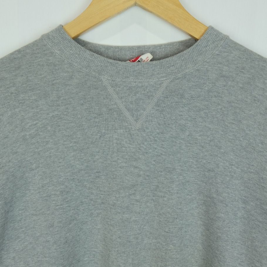 Hanes × Vintage Vintage 90's HANES Sweatshirts Jumper Retro Classic Size US M / EU 48-50 / 2 - 3 Thumbnail