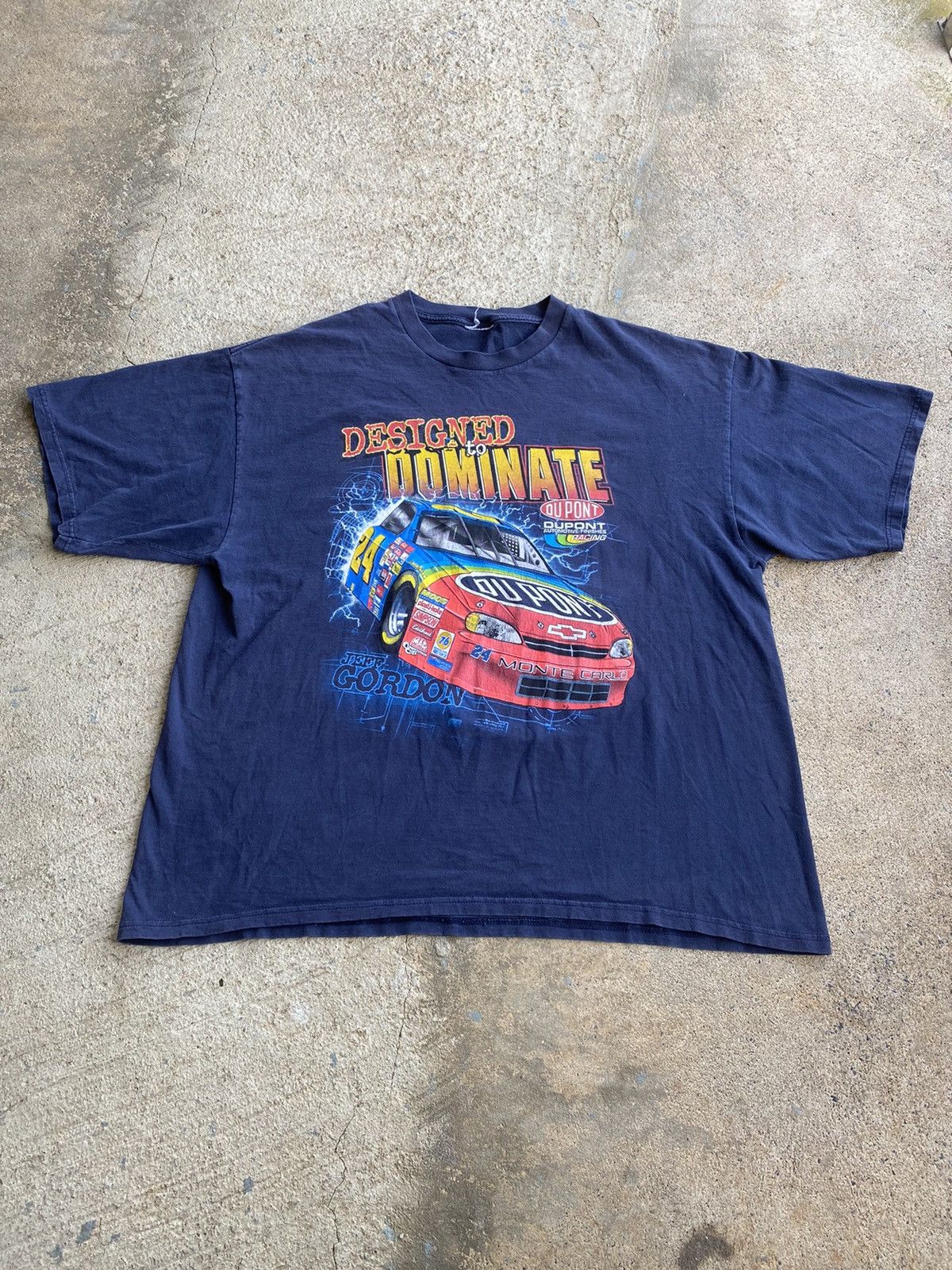 NASCAR × Vintage Vintage 90’s Jeff Gordon NASCAR Racing Shirt Double Sided Size US XXL / EU 58 / 5 - 1 Thumbnail