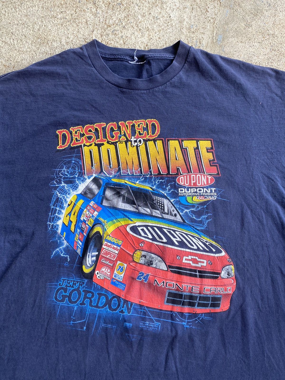 NASCAR × Vintage Vintage 90’s Jeff Gordon NASCAR Racing Shirt Double Sided Size US XXL / EU 58 / 5 - 2 Thumbnail
