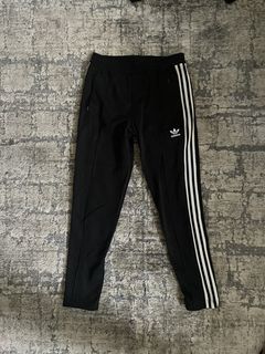 Adidas pleated sale track pants