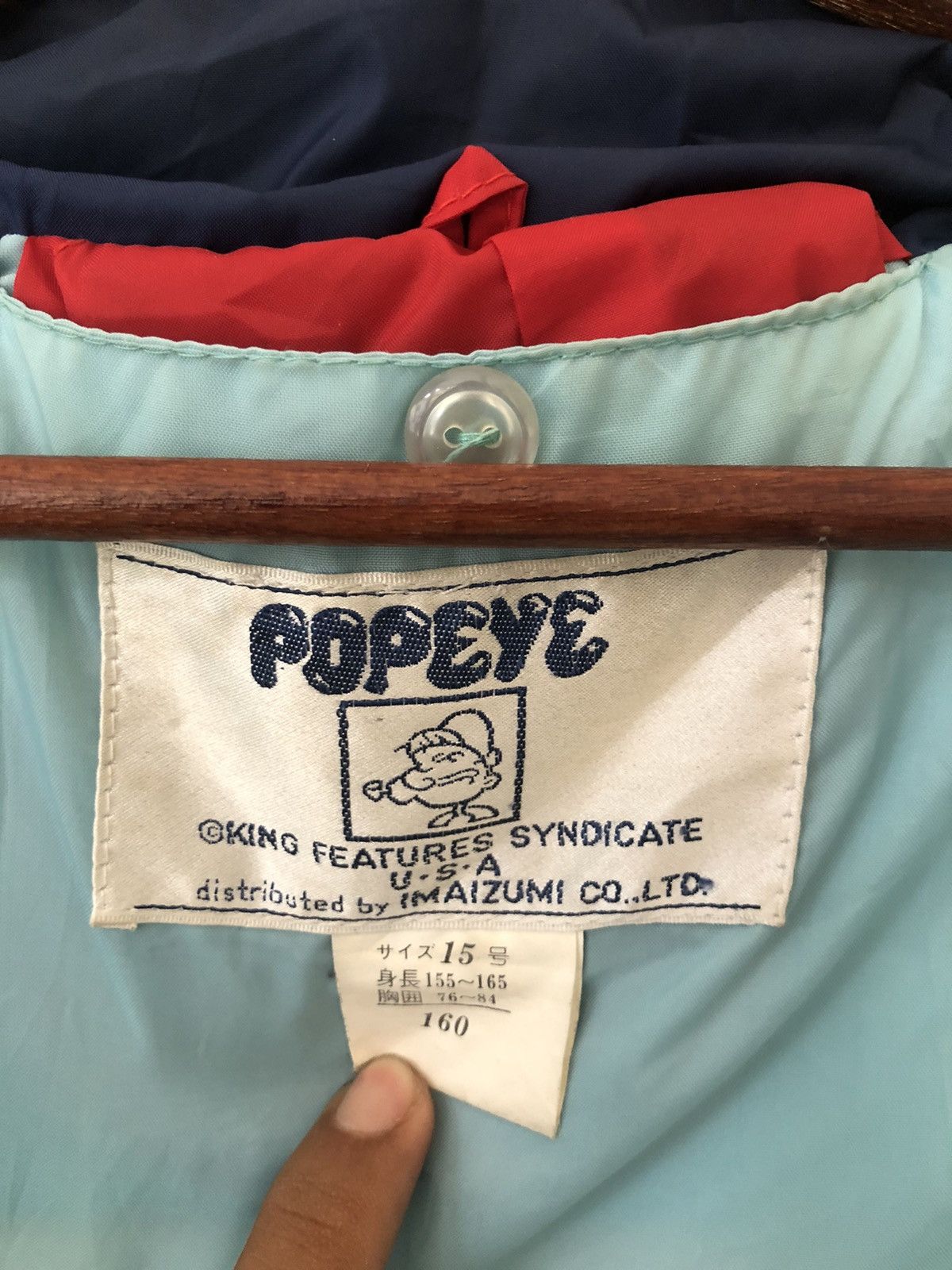 Syndicate × Vintage VINTAGE POPEYE PUFFER JACKET Size US M / EU 48-50 / 2 - 8 Thumbnail