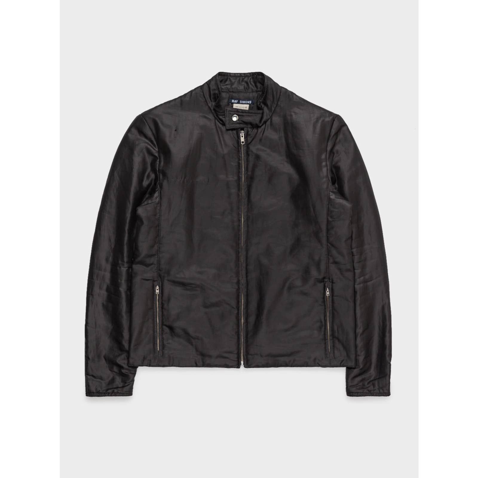 image of Raf Simons 1997 Lightweight Rider Jacket in Black, Men's (Size Medium)