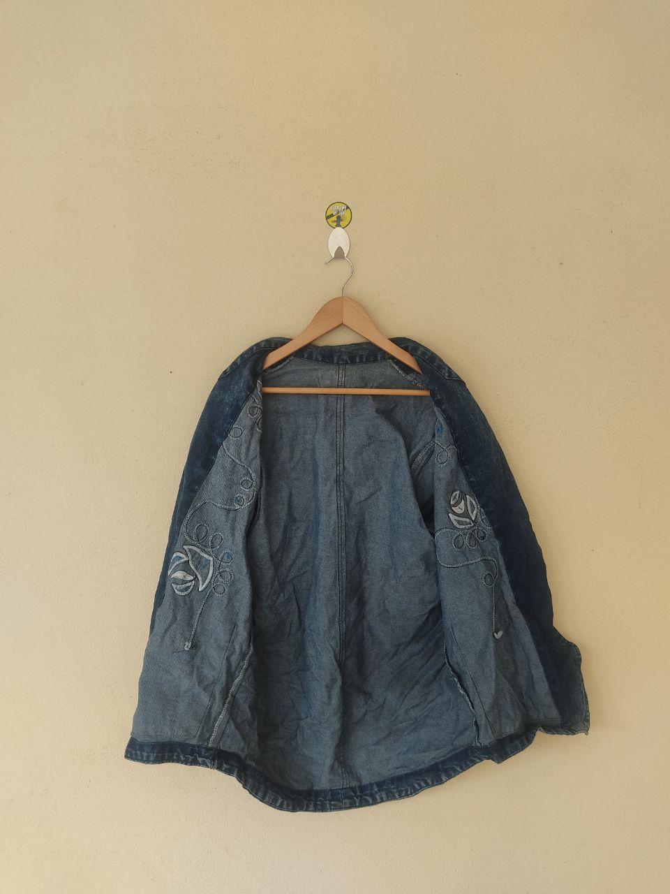 Vintage VINTAGE DENIM EMBROIDERED JACKET Size US M / EU 48-50 / 2 - 5 Thumbnail