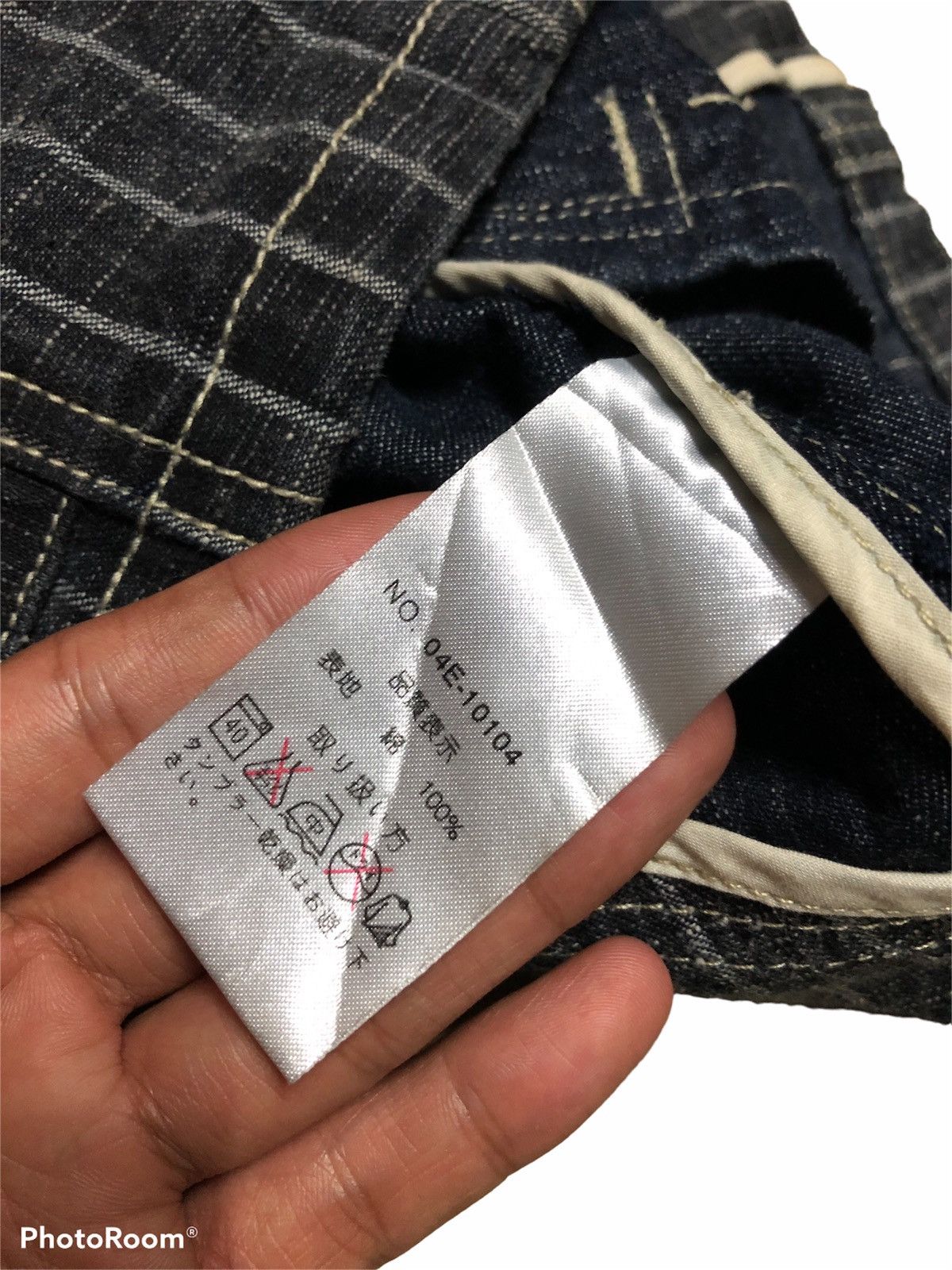 Vintage STRIPED⚡️DOUBLE COLLAR DENIM JACKET BY ALLIX DESIGN Size US L / EU 52-54 / 3 - 4 Thumbnail