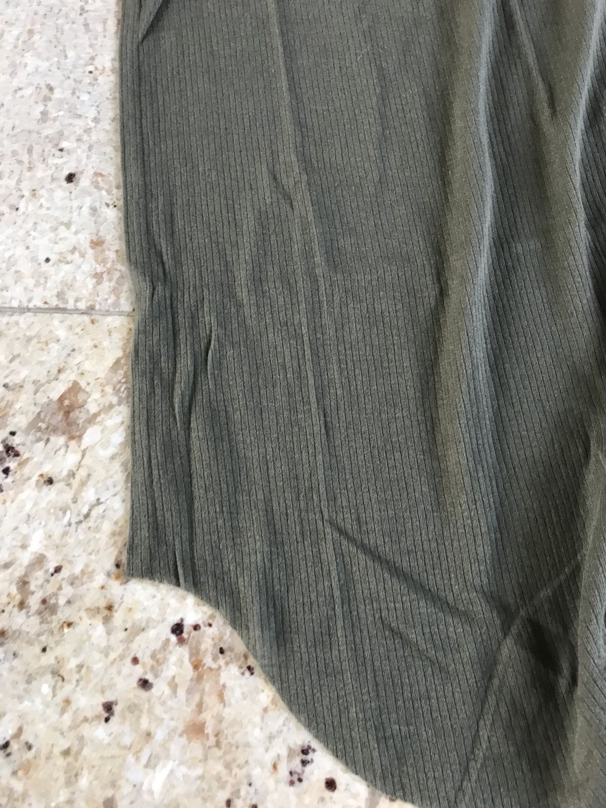 Balmain Khaki Ribbed Tank Size US XL / EU 56 / 4 - 6 Thumbnail