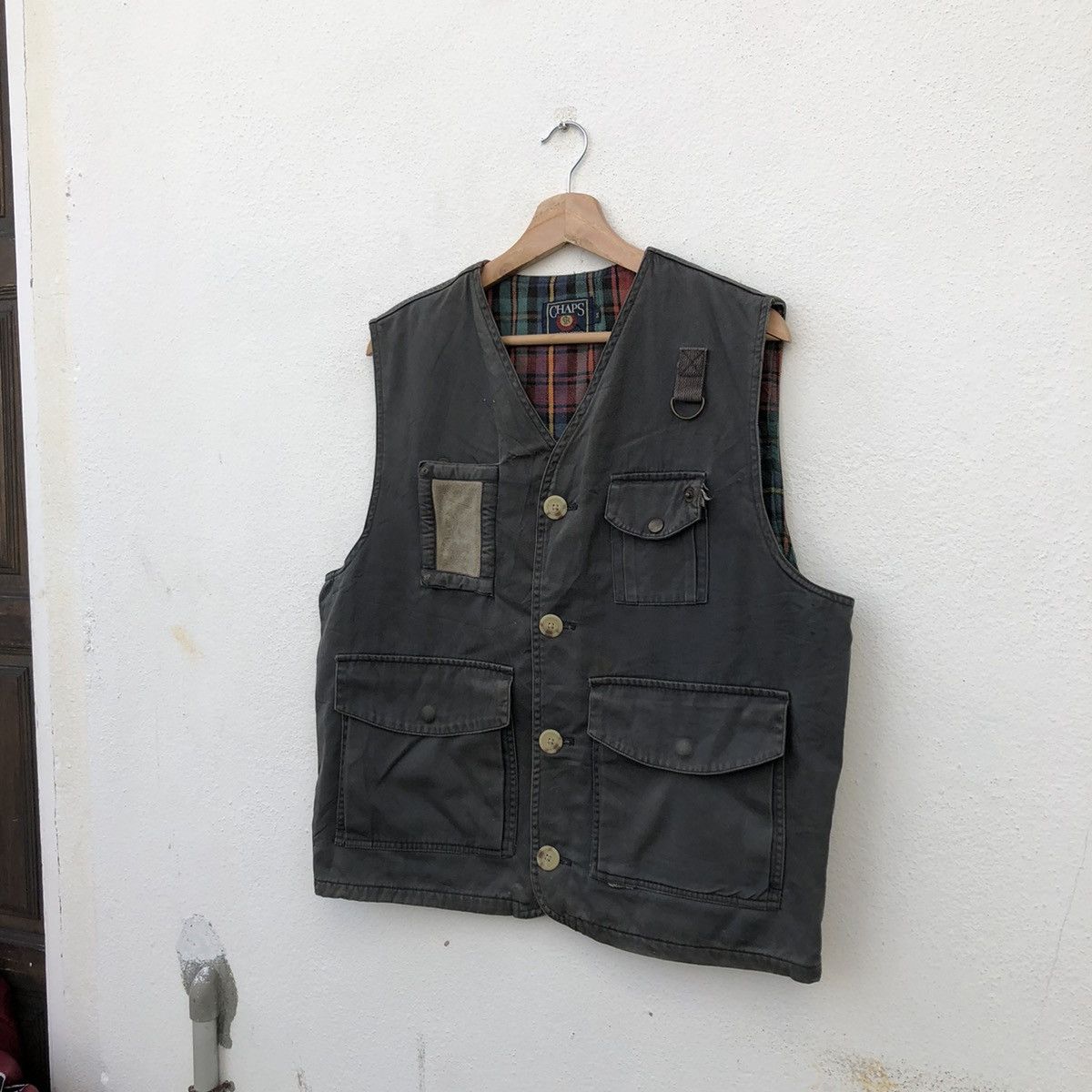 Chaps Ralph Lauren UTILITY VEST MULTI POCKET TARTAN LINING CHAPS RALPH LAUREN Size US M / EU 48-50 / 2 - 3 Thumbnail
