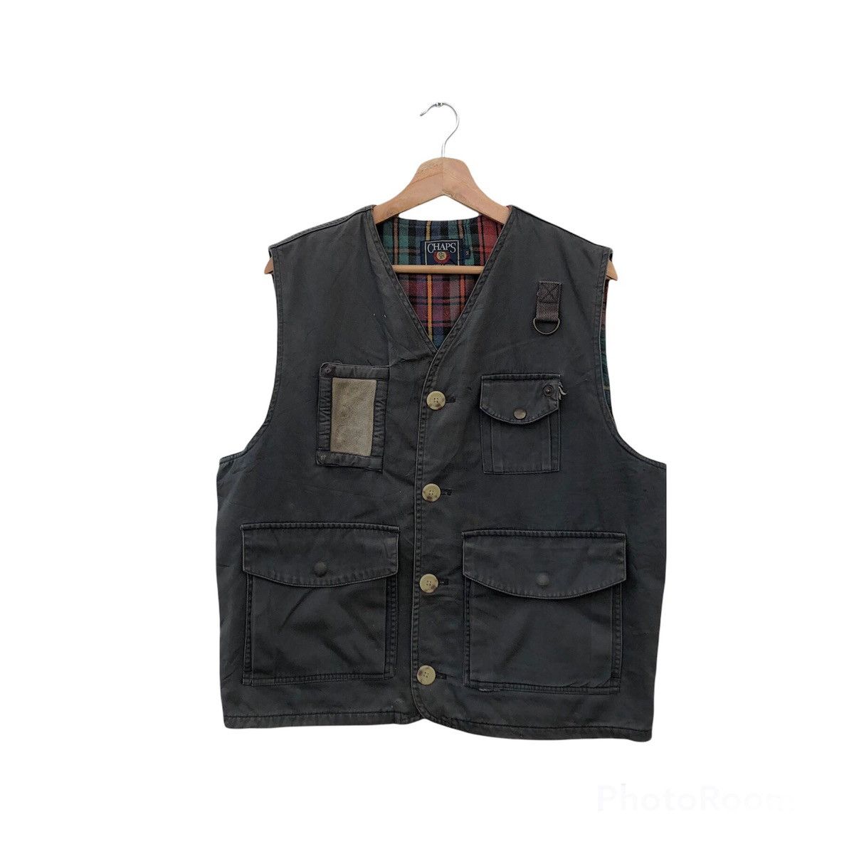 Chaps Ralph Lauren UTILITY VEST MULTI POCKET TARTAN LINING CHAPS RALPH LAUREN Size US M / EU 48-50 / 2 - 1 Thumbnail
