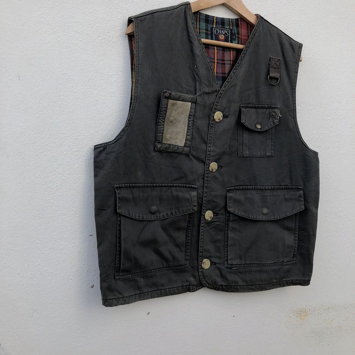 Chaps Ralph Lauren UTILITY VEST MULTI POCKET TARTAN LINING CHAPS RALPH LAUREN Size US M / EU 48-50 / 2 - 6 Thumbnail