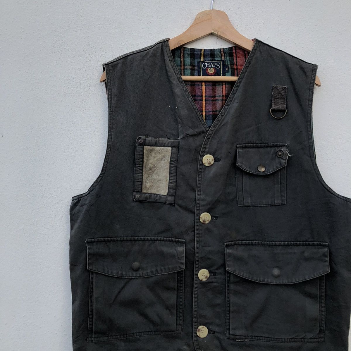 Chaps Ralph Lauren UTILITY VEST MULTI POCKET TARTAN LINING CHAPS RALPH LAUREN Size US M / EU 48-50 / 2 - 5 Thumbnail