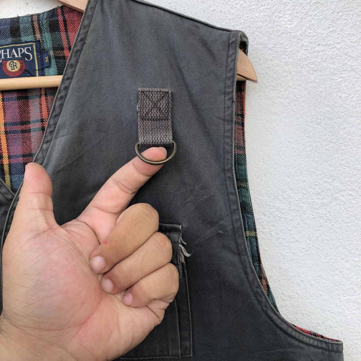 Chaps Ralph Lauren UTILITY VEST MULTI POCKET TARTAN LINING CHAPS RALPH LAUREN Size US M / EU 48-50 / 2 - 8 Thumbnail