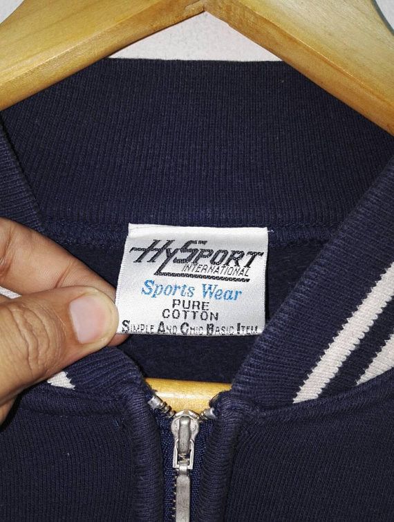 Japanese Brand Vintage Streetwear AMERICAN Half Zipper Sweatshirt Size US M / EU 48-50 / 2 - 3 Thumbnail