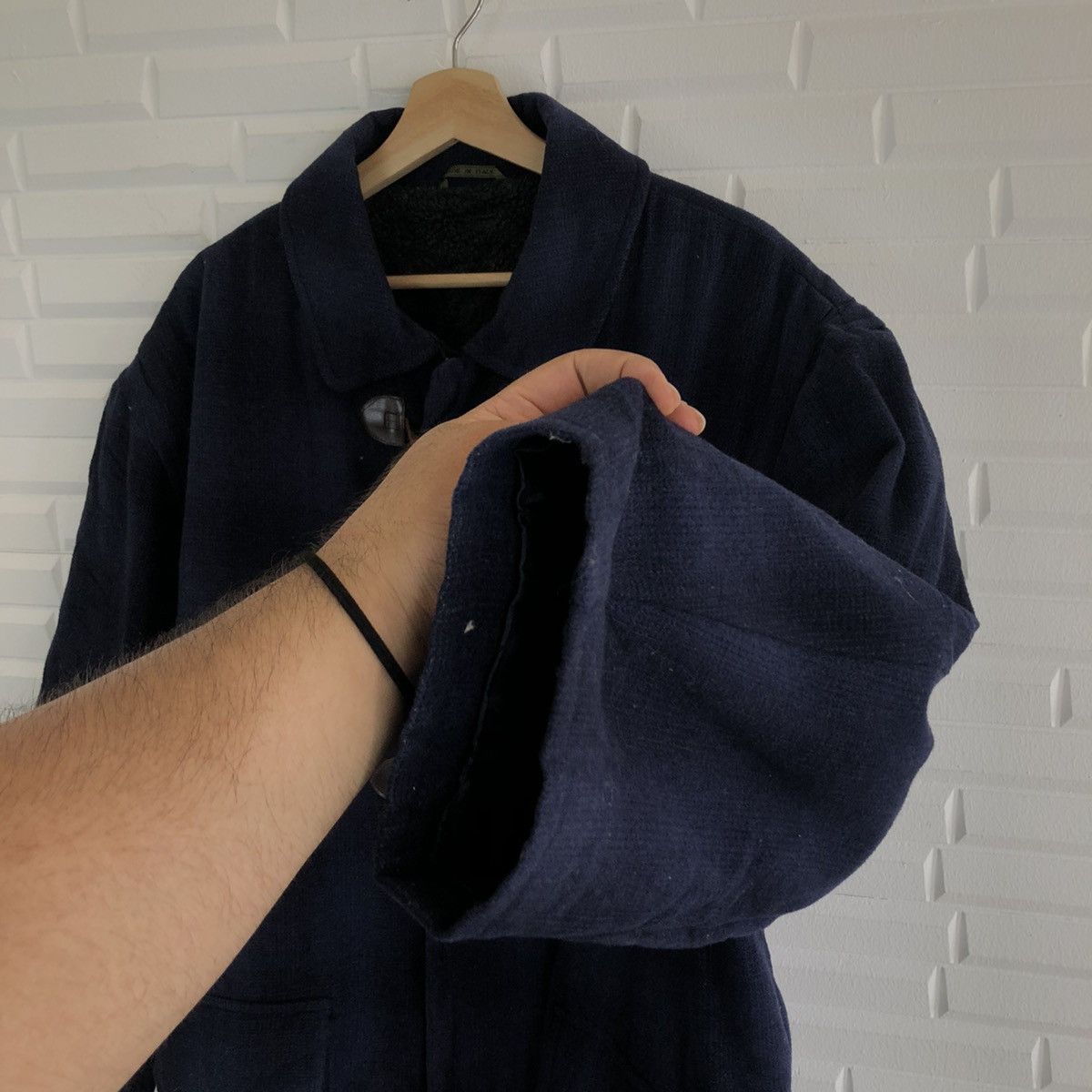 Vintage LONG JACKET VENTO NUOVO MADE IN ITALY FUR LINING Size US L / EU 52-54 / 3 - 4 Thumbnail