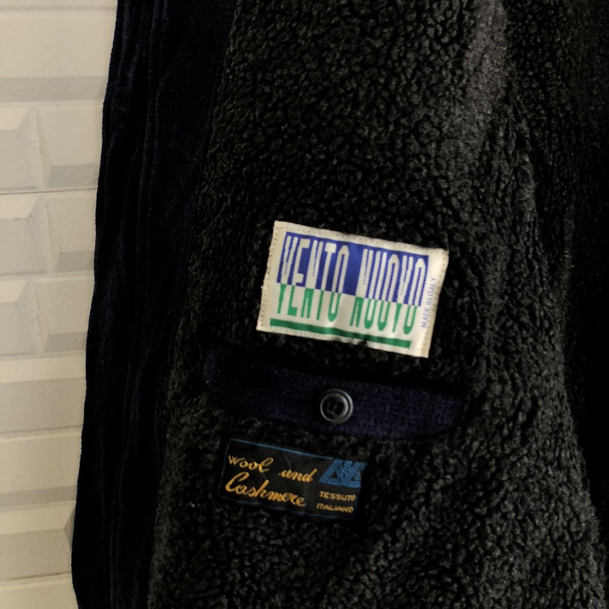 Vintage LONG JACKET VENTO NUOVO MADE IN ITALY FUR LINING Size US L / EU 52-54 / 3 - 9 Thumbnail