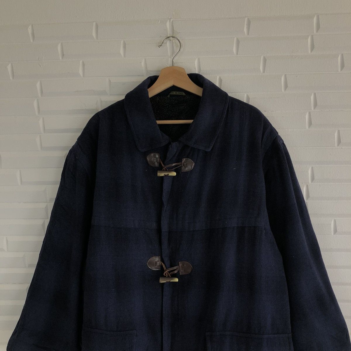 Vintage LONG JACKET VENTO NUOVO MADE IN ITALY FUR LINING Size US L / EU 52-54 / 3 - 3 Thumbnail