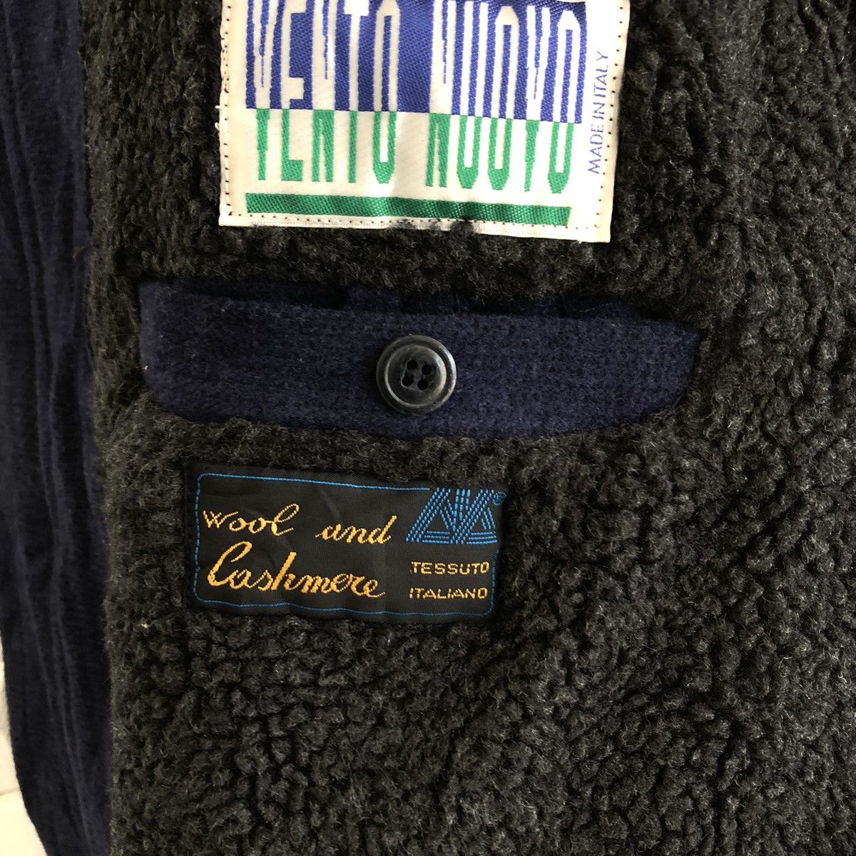 Vintage LONG JACKET VENTO NUOVO MADE IN ITALY FUR LINING Size US L / EU 52-54 / 3 - 11 Thumbnail