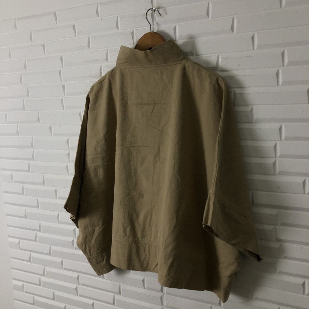 Japanese Brand RARE CROPPED PONCHOS JACKET MARIED'OR FABRIC MADE IN JAPAN Size US M / EU 48-50 / 2 - 9 Thumbnail