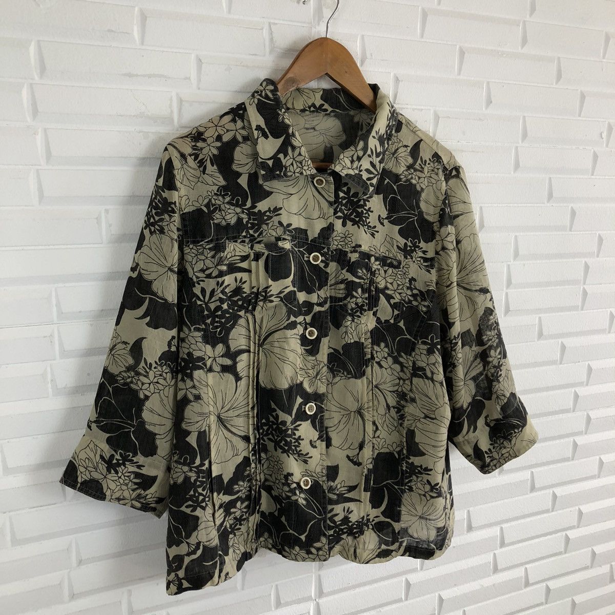 Japanese Brand RARE FULL PRINT FLOWER LIGHT JACKET Size US M / EU 48-50 / 2 - 5 Thumbnail