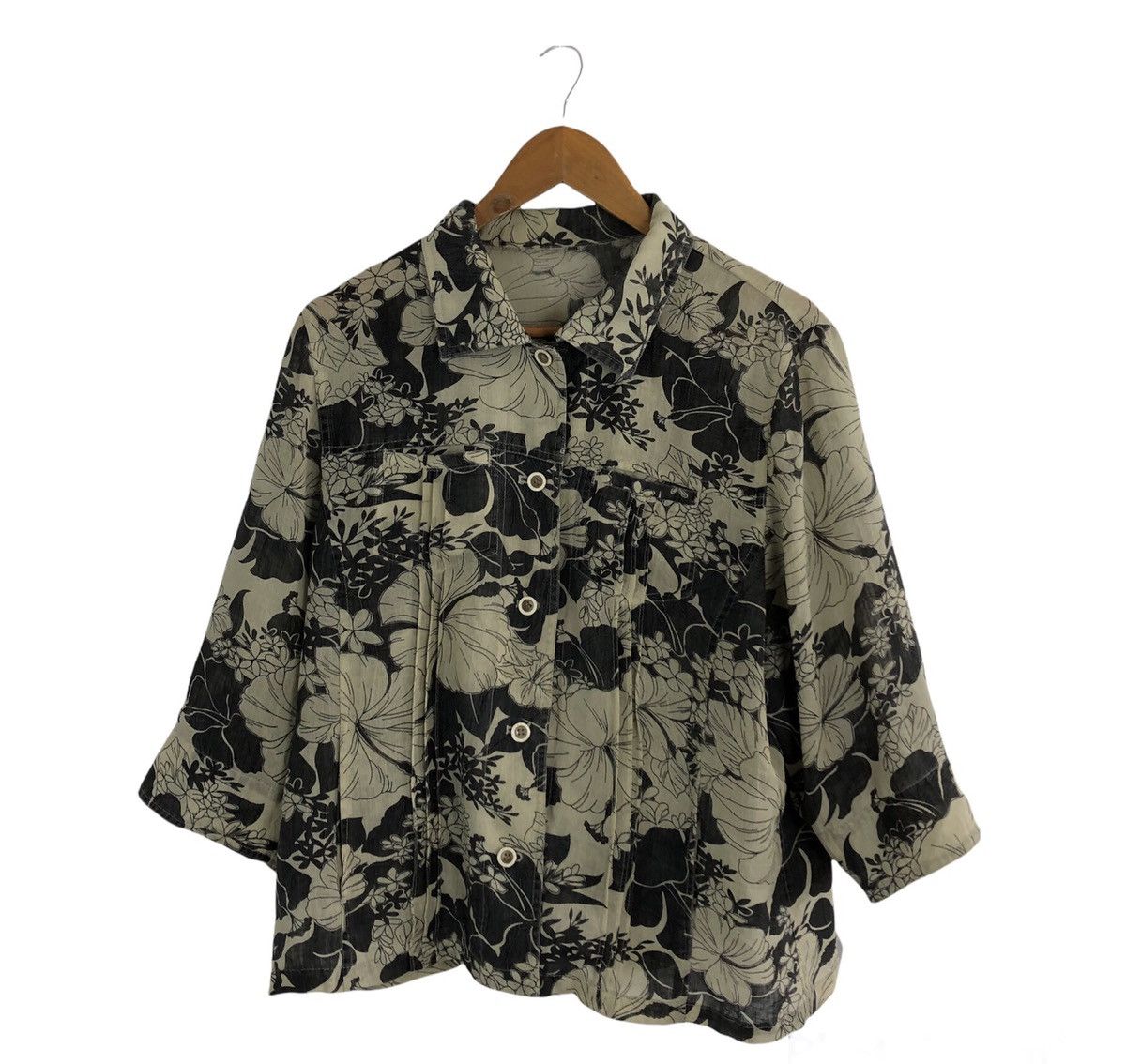 Japanese Brand RARE FULL PRINT FLOWER LIGHT JACKET Size US M / EU 48-50 / 2 - 1 Thumbnail
