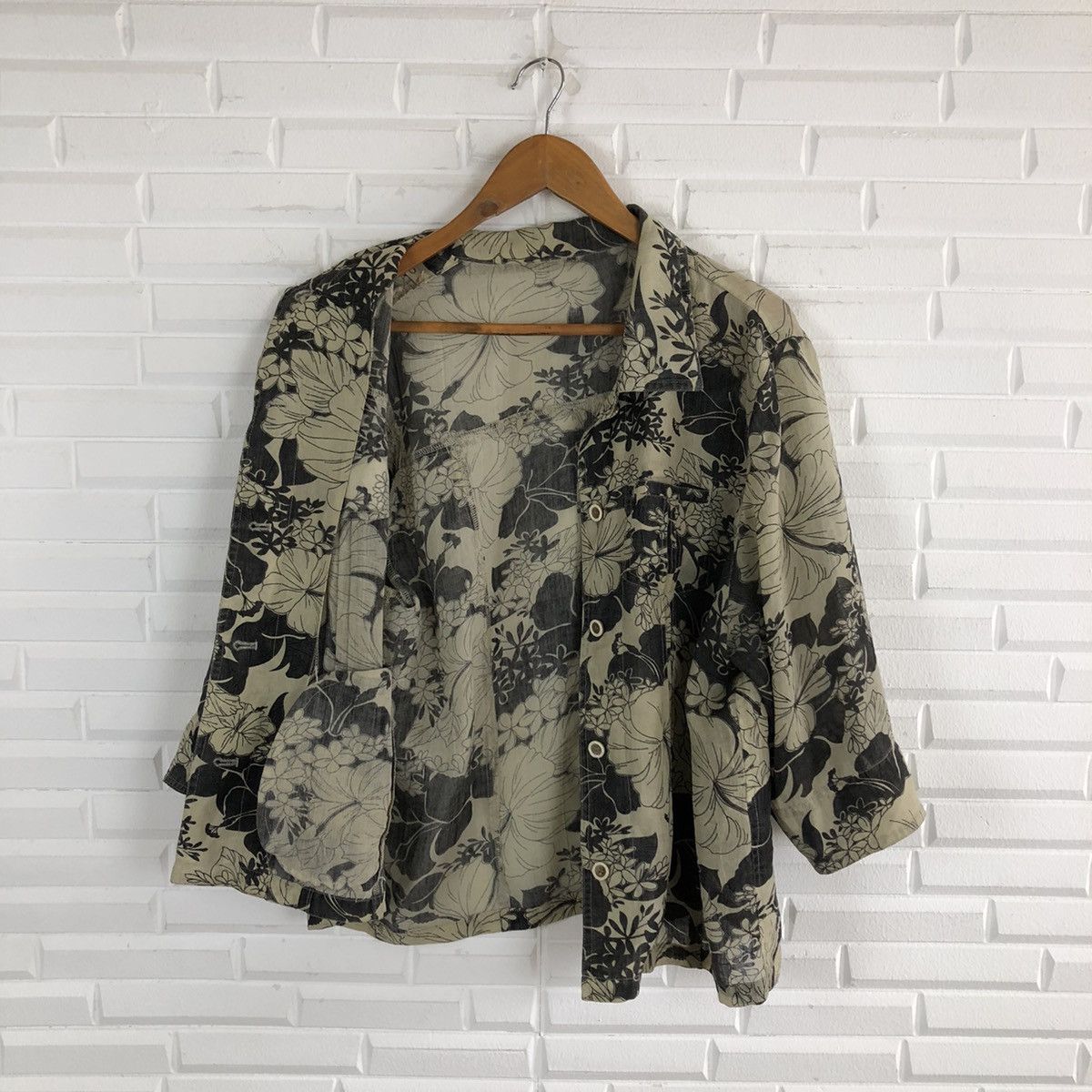 Japanese Brand RARE FULL PRINT FLOWER LIGHT JACKET Size US M / EU 48-50 / 2 - 2 Thumbnail